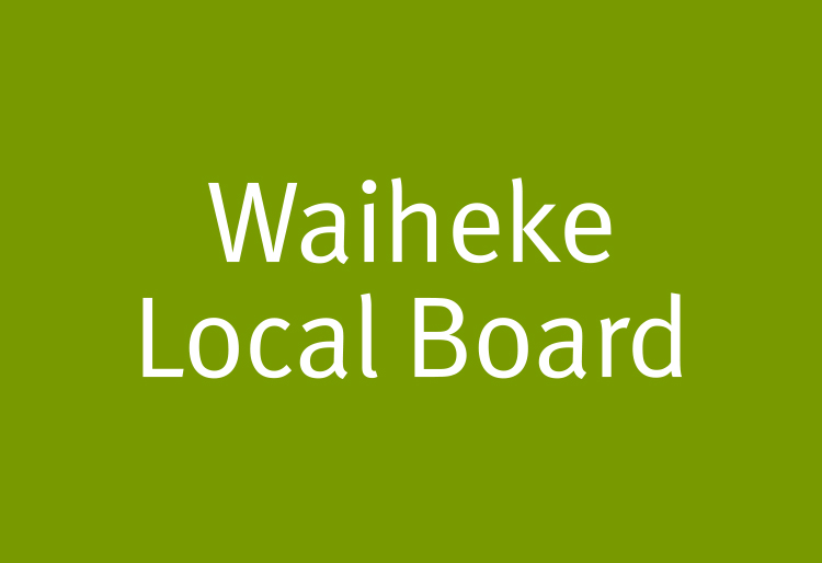 tile clicking through to waiheke local board information